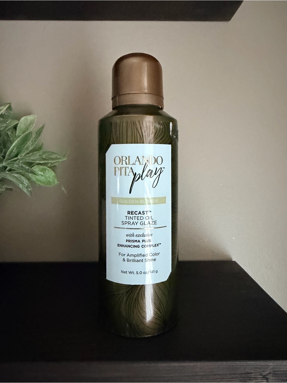 Orlando Pita Play Recast Tinted Oil Spray Glaze — Golden Blonde